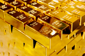 Gold market growth and investment value with gold bullion bars